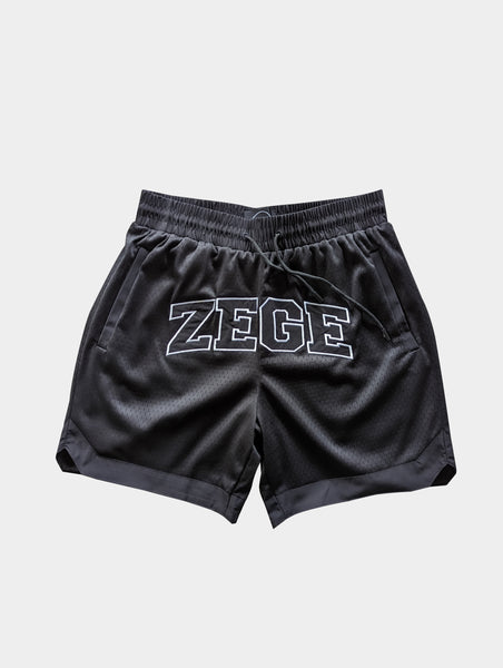 ZEGE Varsity Shorts - Pitch Black