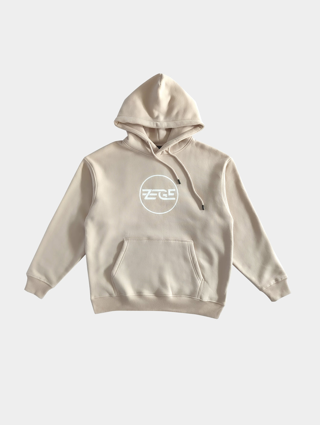 ZEGE Printed Logo Hoodie - Honey Beige