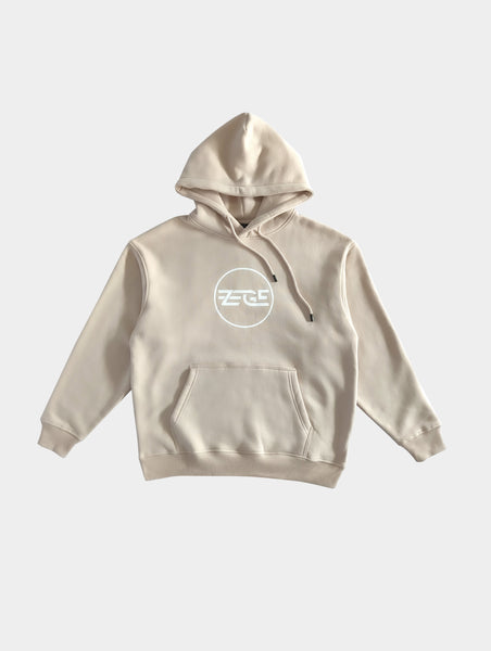 ZEGE Printed Logo Hoodie - Honey Beige
