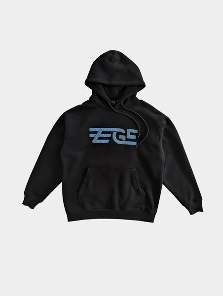 ZEGE Chenille Logo Hoodie - Black