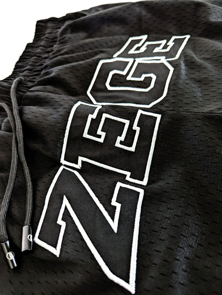 ZEGE Varsity Shorts - Pitch Black