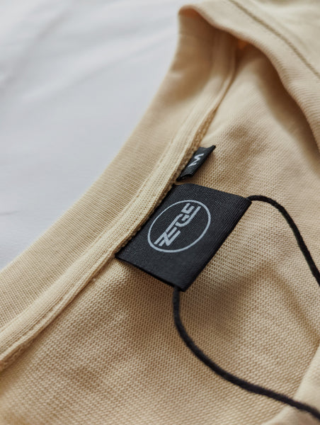 ZEGE Chenille Logo Shirt - Warm Sand