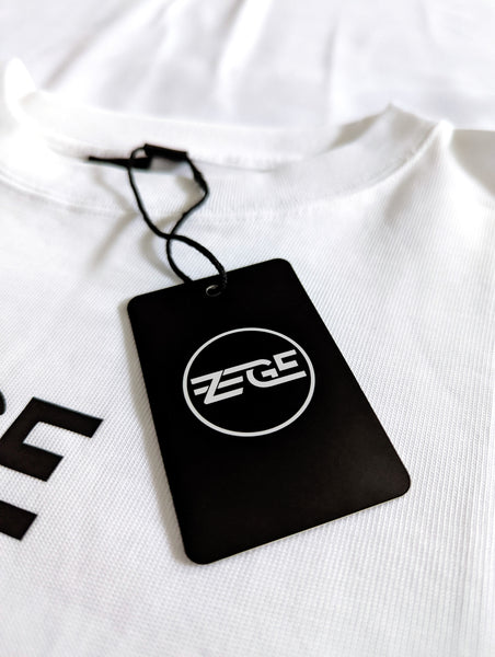 ZEGE Printed Logo Shirt - White